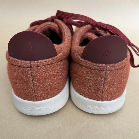 Allbirds, Wool Piper Sneaker, Rust Heather, Merino Wool, Women’s W10, Casual - Picture 5 of 11